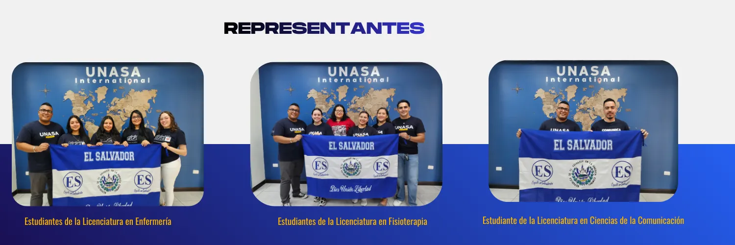 Representantes Estudiantes de La Licenciatura en Enfermería, Fisioterapia, Ciencias de La Comunicación